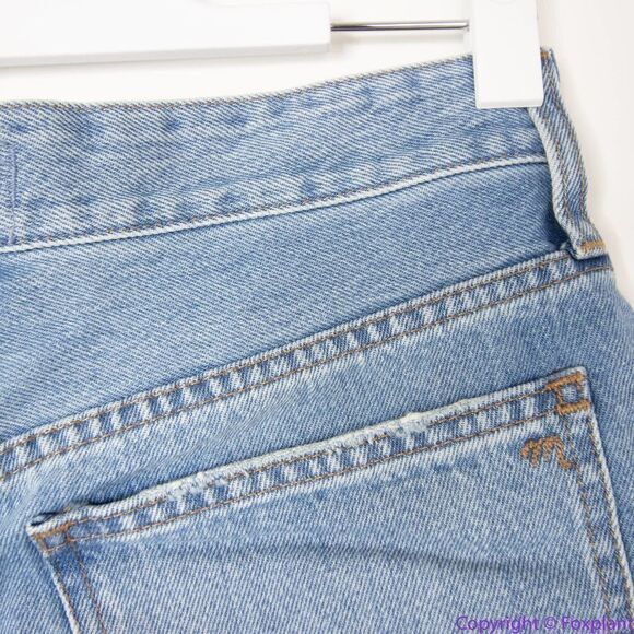 NEW Madewell Relaxed Denim Shorts in Homecrest Wash: Ripped Edition, 26 - Picture 8 of 16